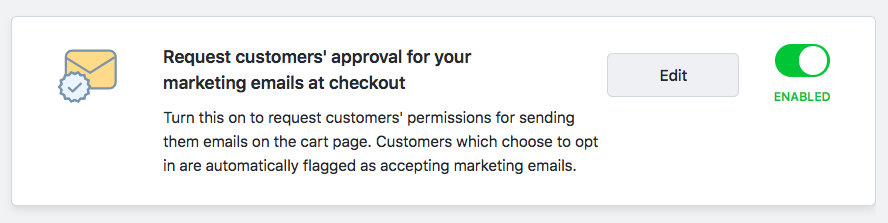 Enable option